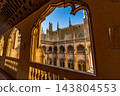 Sunlit Gothic Cloister Garden of San Juan de los Reyes 143804553