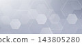 Medical background with white geometric patterns. 143805280