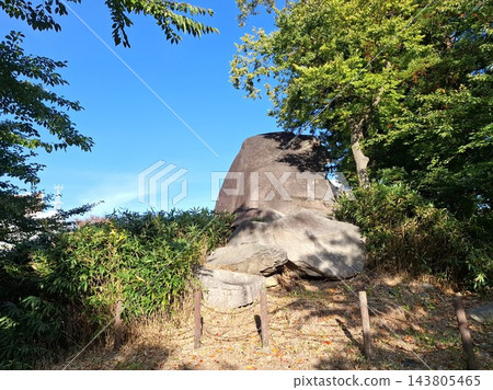 埃伯西岩,一塊巨大的岩石,被奉為盛岡城遺址公園櫻山神社的聖物。 埃伯西岩,一塊巨大的岩石,被奉為盛岡城遺址公園櫻山神社的聖物。 143805465