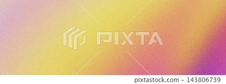 Warm Peach and Yellow Grainy Gradient - Soft Summer Campaign Abstract Background 143806739