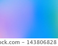 Abstract Blue and teal grainy gradient - calm tech app background with film grain 143806828