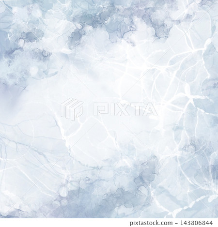 Winter blue and white alcohol ink background with copy space. Winter blue and white alcohol ink background with copy space. 143806844