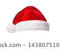Santa Claus red hat isolated on white background 143807510