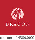 dragon design with a retro aggressive style 143808000