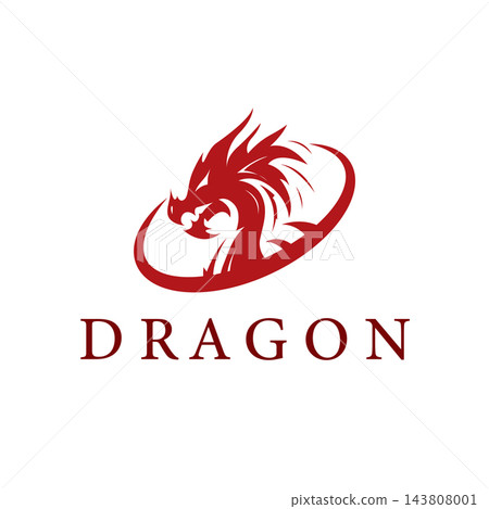 dragon design with a retro aggressive style dragon design with a retro aggressive style 143808001