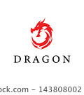 dragon design with a retro aggressive style 143808002