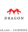 dragon design with a retro aggressive style 143808004