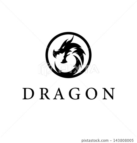 dragon design with a retro aggressive style dragon design with a retro aggressive style 143808005