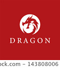 dragon design with a retro aggressive style 143808006