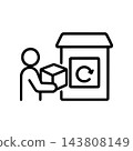 退回至取貨點的包裹（圖示） 143808149