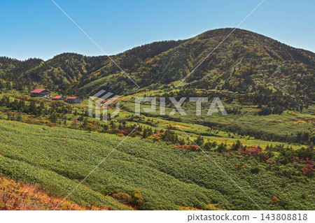 白山的秋天景色 白山的秋天景色 143808818