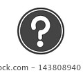 An illustration of a question mark inside the word "stick". 143808940