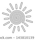 太陽圖示 143810139