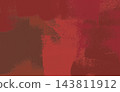 Autumn-colored grunge art painted with hand-painted rollers 143811912