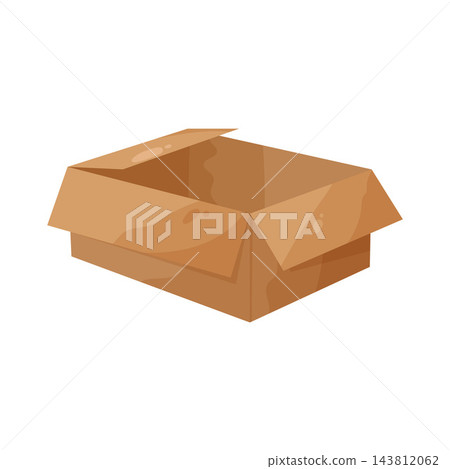 Illustration of Shipping Box Illustration of Shipping Box 143812062