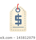 Illustration of Price Tag 143812079