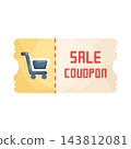 Illustration of Sale Coupon 143812081