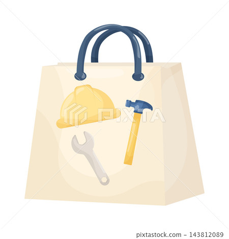 Illustration of Labor Day Shopping Bag Illustration of Labor Day Shopping Bag 143812089