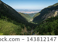 Scenic Mountain Valley View In Transfagarasan Fagaras Mountains Romania 143812147