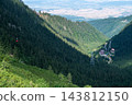 Scenic Mountain Valley View In Transfagarasan Fagaras Mountains Romania 143812150