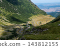 Scenic Mountain Valley View In Transfagarasan Fagaras Mountains Romania 143812155