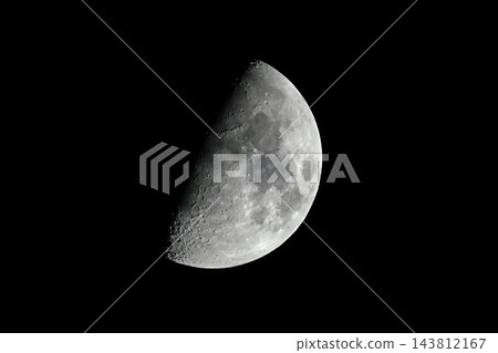 一顆奇幻的衛星，上面的環形山清晰可見。 143812167