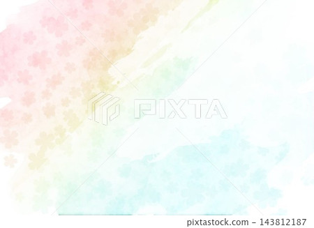 粉紅色水彩小花 粉紅色水彩小花 143812187