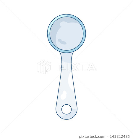 Illustration of measuring spoon 143812485