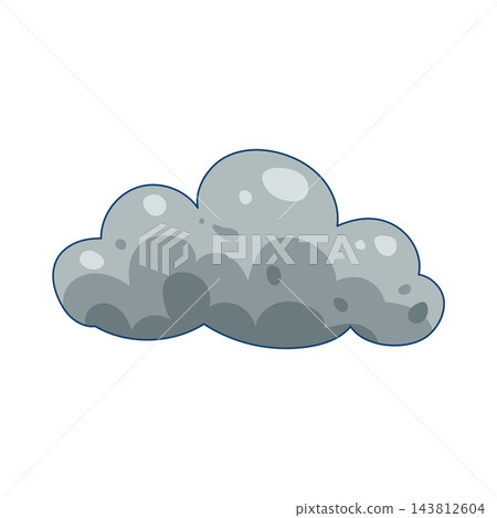 Illustration of dark cloud 143812604