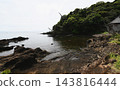 從矢島和京島看到的荻木海岸 143816444