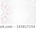 Snowflake and knit background illustration 143817154