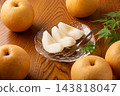 切好的梨（新高梨） 143818047