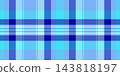 This seamless blue plaid pattern features a timeless tartan design with vibrant intersecting stripes, perfect for fabric, fashion textiles, web backgrounds, or creative scrapbooking projects. 143818197
