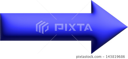 Right arrow, glossy 3D arrow pointing right, direction navigation icon Right arrow, glossy 3D arrow pointing right, direction navigation icon 143819686
