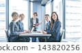 Several business people having a meeting in the office 143820256