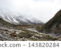 Snow-covered mountain scenery, Mount Cook, New Zealand 143820284