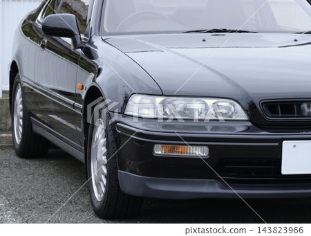 汽車圖片：第二代本田Legend Coupe的前臉 143823966