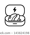 助聽器電池充電圖標 143824198