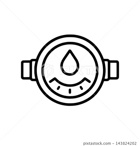 智慧水錶(單色圖示) 智慧水錶(單色圖示) 143824202