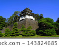 Fujimi-yagura Tower at the Imperial Palace, surrounded by fresh greenery - October, Imperial Palace #75 Fujimi-yagura Tower 143824685