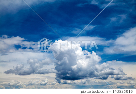clouds in the blue sky clouds in the blue sky 143825016