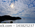 熊本縣天草：在俯瞰東海的觀景台上，由於卷積雲繞射而形成的光暈。 143825237