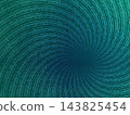 Blue-green radial halftone background 143825454
