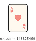 Ace of Hearts color icon 143825469
