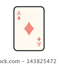 Ace of Diamonds color icon 143825472