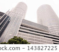 Cityscape of skyscrapers 143827225