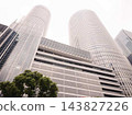 Cityscape of skyscrapers 143827226