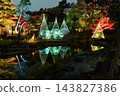 Higo Hosokawa Garden in autumn colors, Bunkyo Ward, Tokyo 143827386
