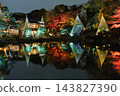 Higo Hosokawa Garden in autumn colors, Bunkyo Ward, Tokyo 143827390