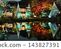 Higo Hosokawa Garden in autumn colors, Bunkyo Ward, Tokyo 143827391